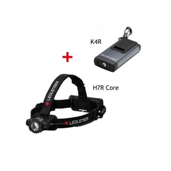 Ledlenser H7R Core + K4R, набір ліхтарів, 1000 Lm
