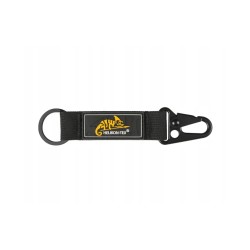 Brelok Do Kluczy Helikon Snap Hook Keychain With Logo Nylon Czarny Ad-Ksh-Nl-01