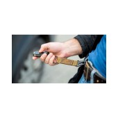 Brelok Do Kluczy Helikon Snap Hook Keychain With Logo Nylon Czarny Ad-Ksh-Nl-01